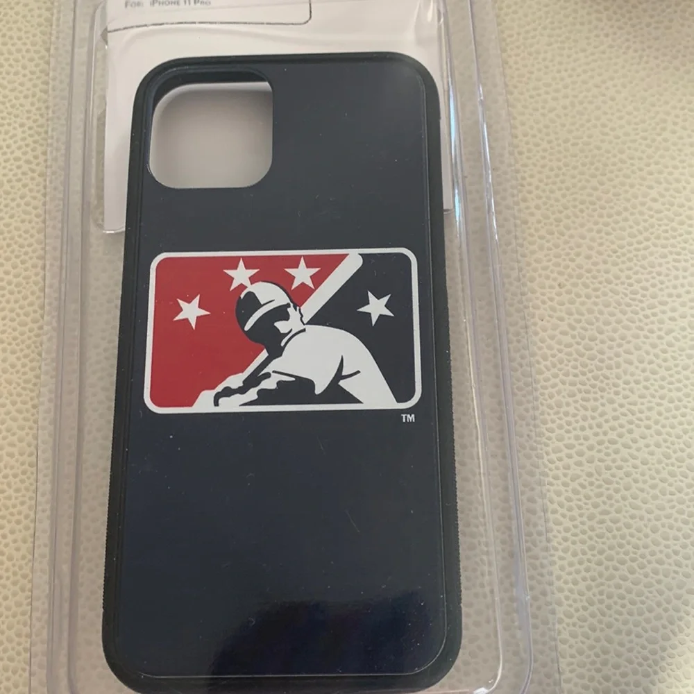 MiLB Cell Phone Case Cover Blue NEW Fits iPhone 11 Pro NEW Baseball